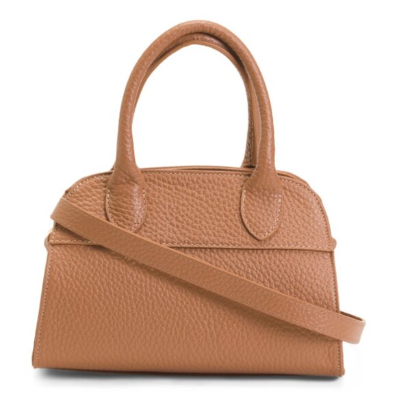 Divina Firenze Handbags - DIVINA FIRENZE Made In Italy Leather Mini Dome Shaped Crossbody